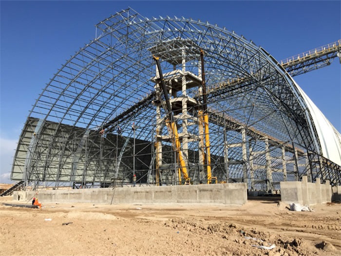 济南煤机油桶翘工程网架